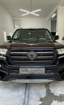 Антихром Land cruiser 200-покраска бамперов