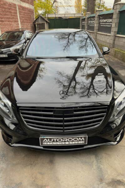 Mercedes Benz S400 антихром полировка кузова керамика Алматы детейлинг Autoroom kz