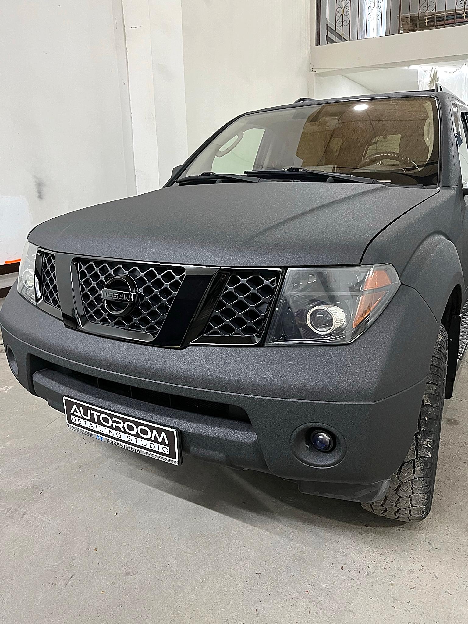 NISSAN PATHFINDER R51RAPTOR покраска в раптор и антихром autoroom kz
